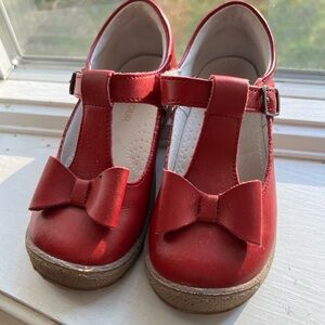 L’Amour Red Bow shoes size 12